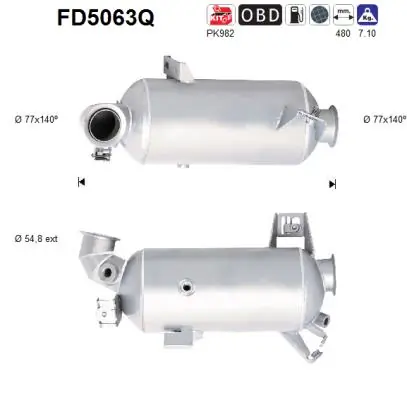 Soot/Particulate Filter, exhaust system