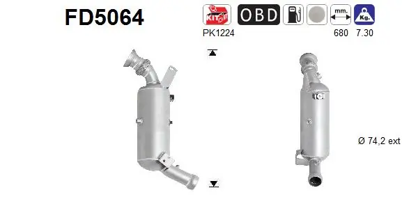 Soot/Particulate Filter, exhaust system