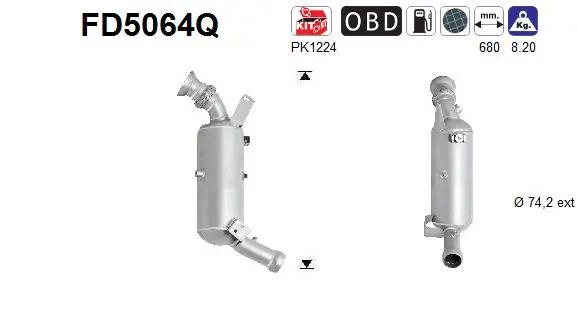 Soot/Particulate Filter, exhaust system