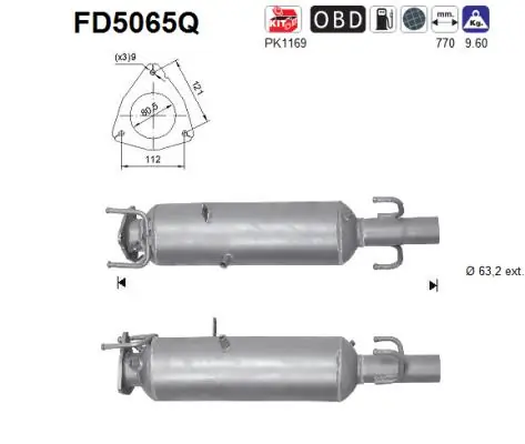 Soot/Particulate Filter, exhaust system