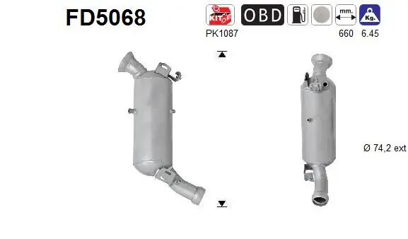 Soot/Particulate Filter, exhaust system