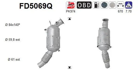 Soot/Particulate Filter, exhaust system