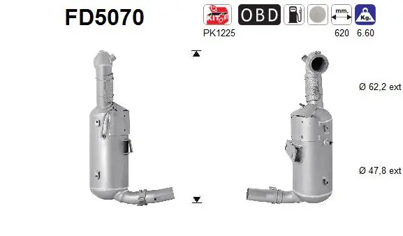 Soot/Particulate Filter, exhaust system