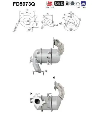 Soot/Particulate Filter, exhaust system