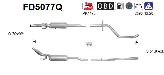 Soot/Particulate Filter, exhaust system