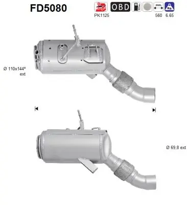 Soot/Particulate Filter, exhaust system