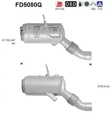 Soot/Particulate Filter, exhaust system