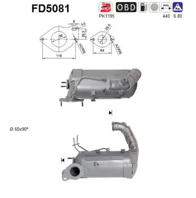 Soot/Particulate Filter, exhaust system