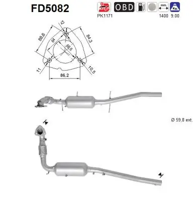 Soot/Particulate Filter, exhaust system