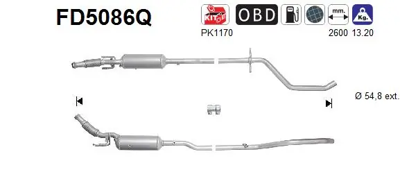 Soot/Particulate Filter, exhaust system