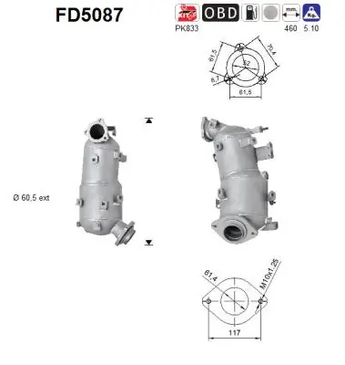 Soot/Particulate Filter, exhaust system