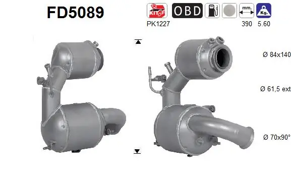 Soot/Particulate Filter, exhaust system