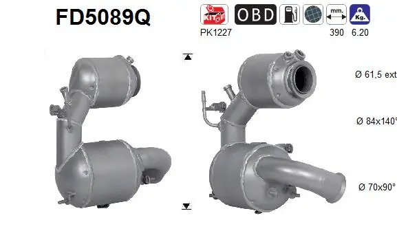 Soot/Particulate Filter, exhaust system