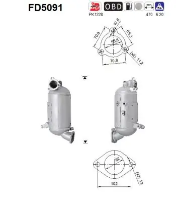 Soot/Particulate Filter, exhaust system