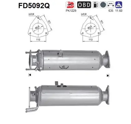 Soot/Particulate Filter, exhaust system