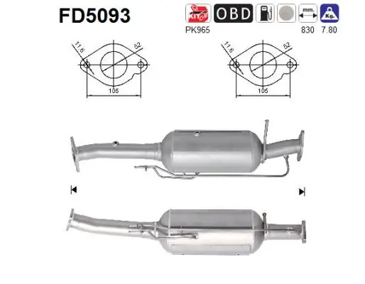 Soot/Particulate Filter, exhaust system