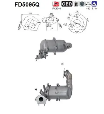 Soot/Particulate Filter, exhaust system