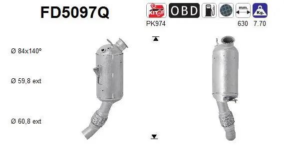 Soot/Particulate Filter, exhaust system
