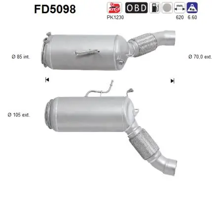 Soot/Particulate Filter, exhaust system