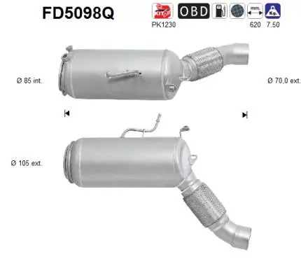 Soot/Particulate Filter, exhaust system