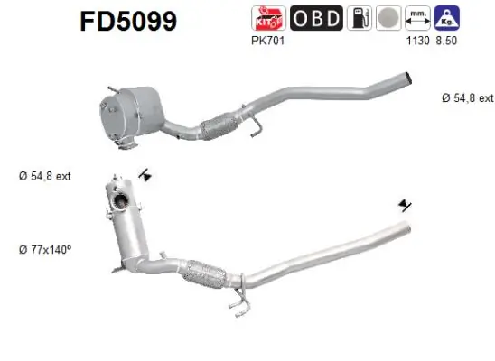 Soot/Particulate Filter, exhaust system