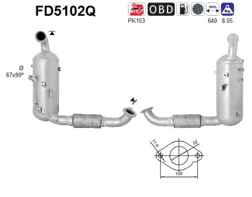 Soot/Particulate Filter, exhaust system