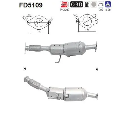Soot/Particulate Filter, exhaust system