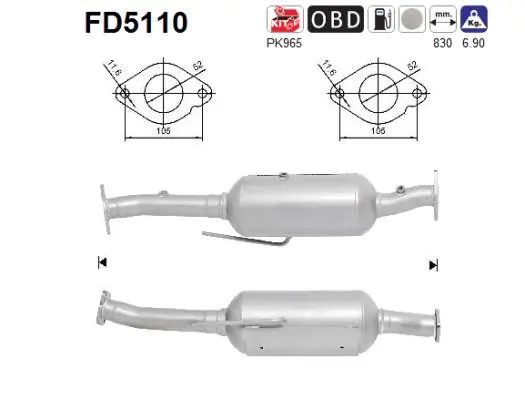 Soot/Particulate Filter, exhaust system