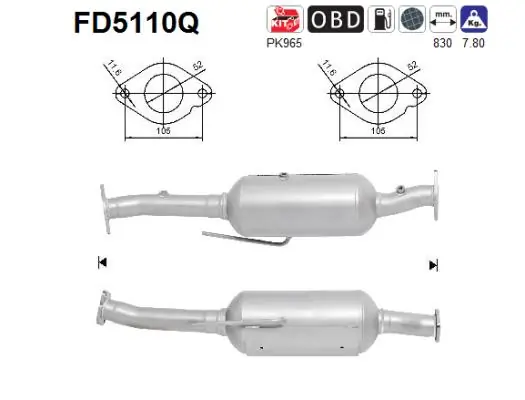 Soot/Particulate Filter, exhaust system