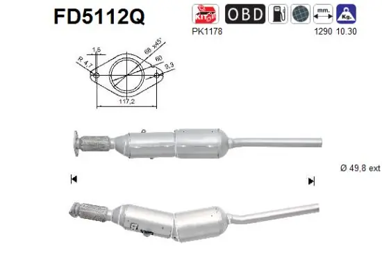 Soot/Particulate Filter, exhaust system