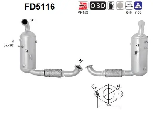 Soot/Particulate Filter, exhaust system