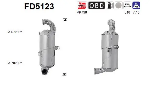 Soot/Particulate Filter, exhaust system