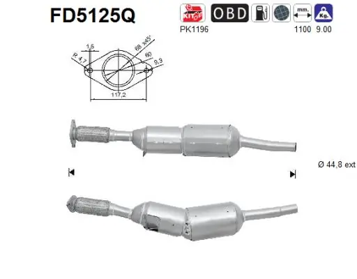 Soot/Particulate Filter, exhaust system