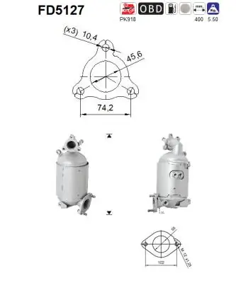 Soot/Particulate Filter, exhaust system