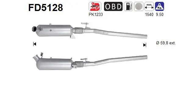 Soot/Particulate Filter, exhaust system