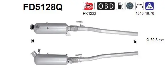 Soot/Particulate Filter, exhaust system