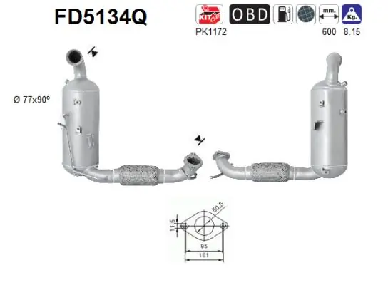 Soot/Particulate Filter, exhaust system