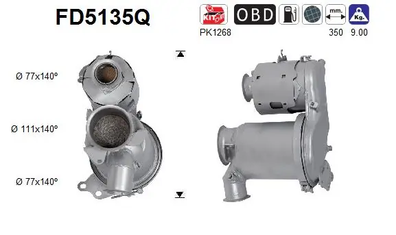 Soot/Particulate Filter, exhaust system