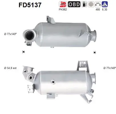 Soot/Particulate Filter, exhaust system