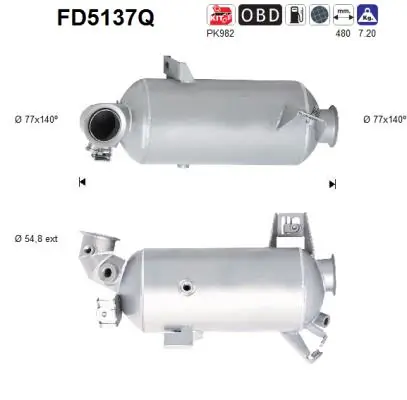 Soot/Particulate Filter, exhaust system