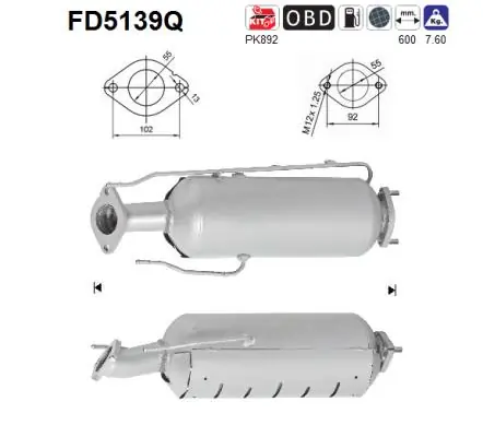 Soot/Particulate Filter, exhaust system