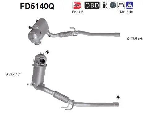 Soot/Particulate Filter, exhaust system