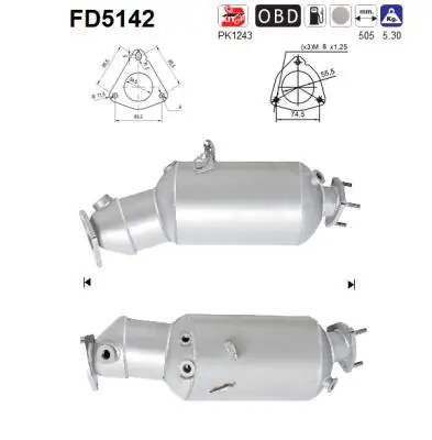 Soot/Particulate Filter, exhaust system