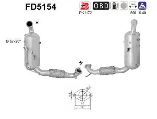 Soot/Particulate Filter, exhaust system