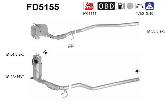 Soot/Particulate Filter, exhaust system