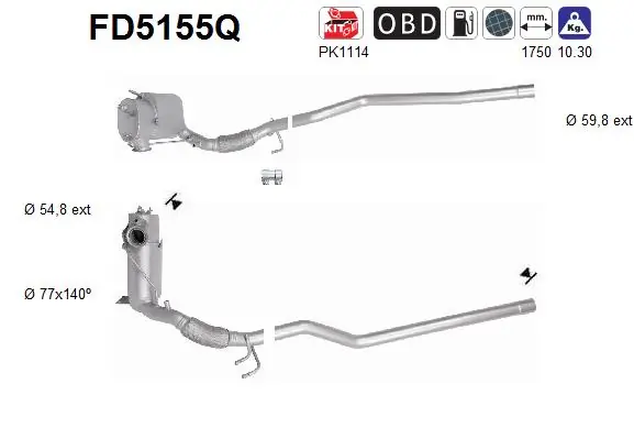 Soot/Particulate Filter, exhaust system