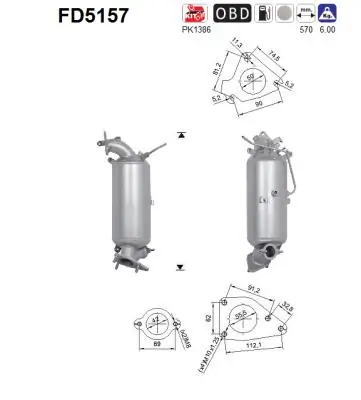 Soot/Particulate Filter, exhaust system