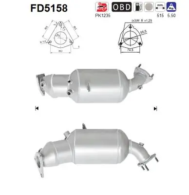 Soot/Particulate Filter, exhaust system