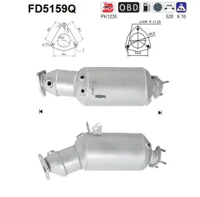 Soot/Particulate Filter, exhaust system