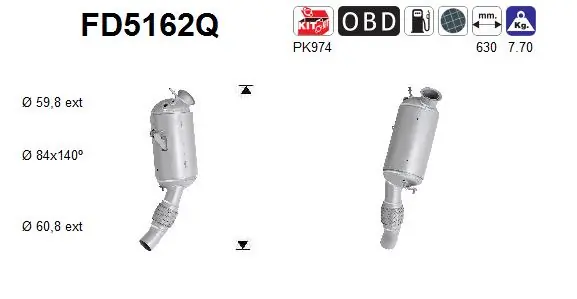 Soot/Particulate Filter, exhaust system